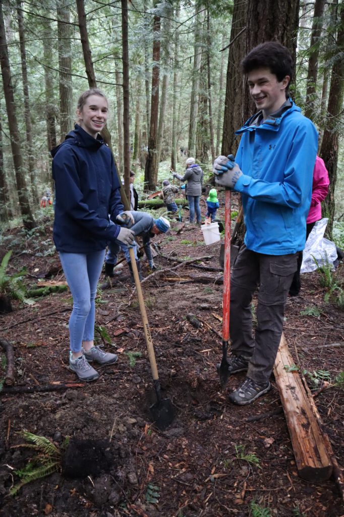 Whatcom Creek work party