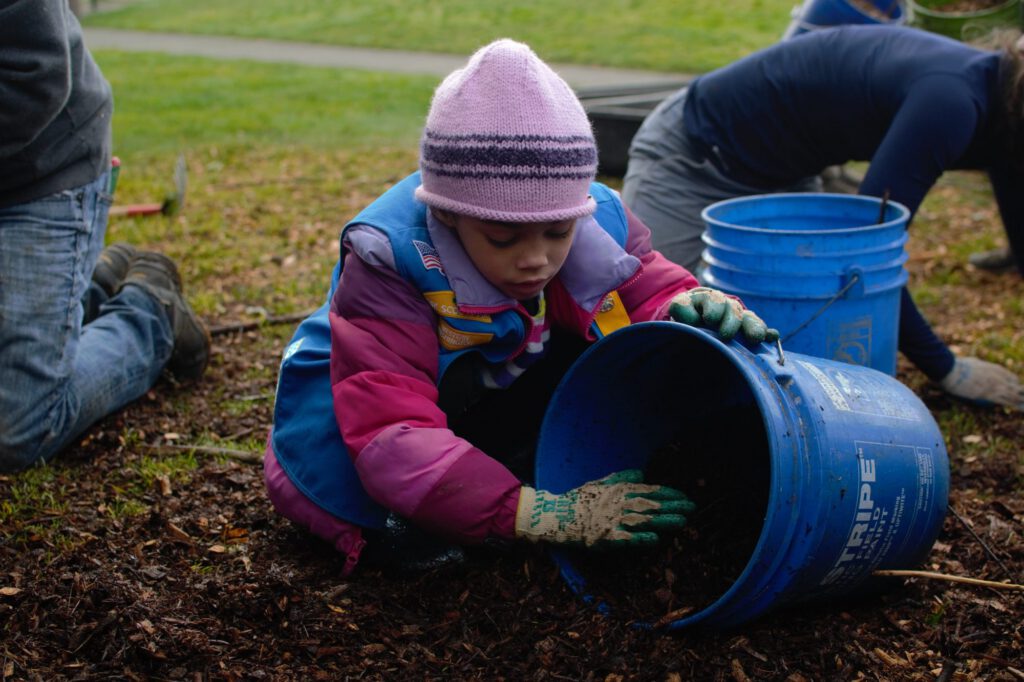 Whatcom Creek work party